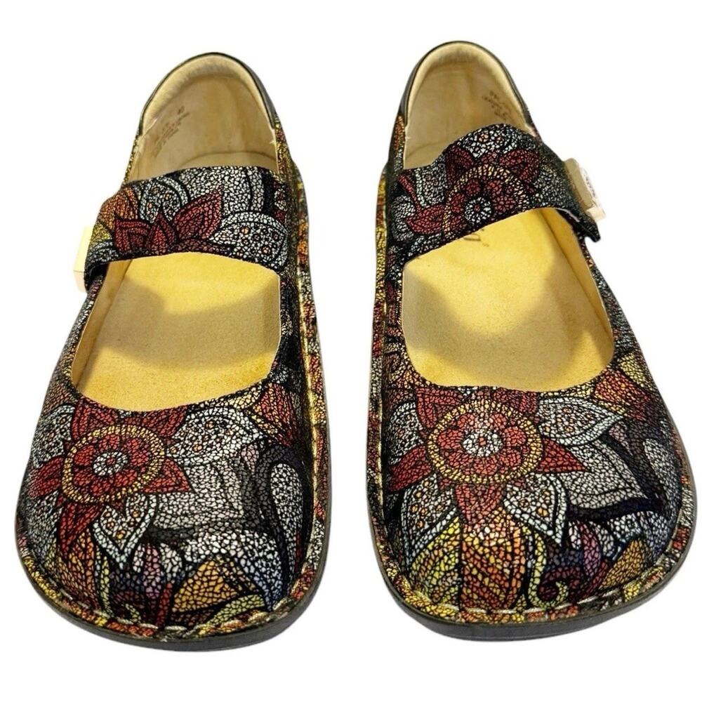 ALEGRIA Womens US 10 EU 40 Paloma Dahlia PAL 578 Mary Jane Shoes Fall Colors